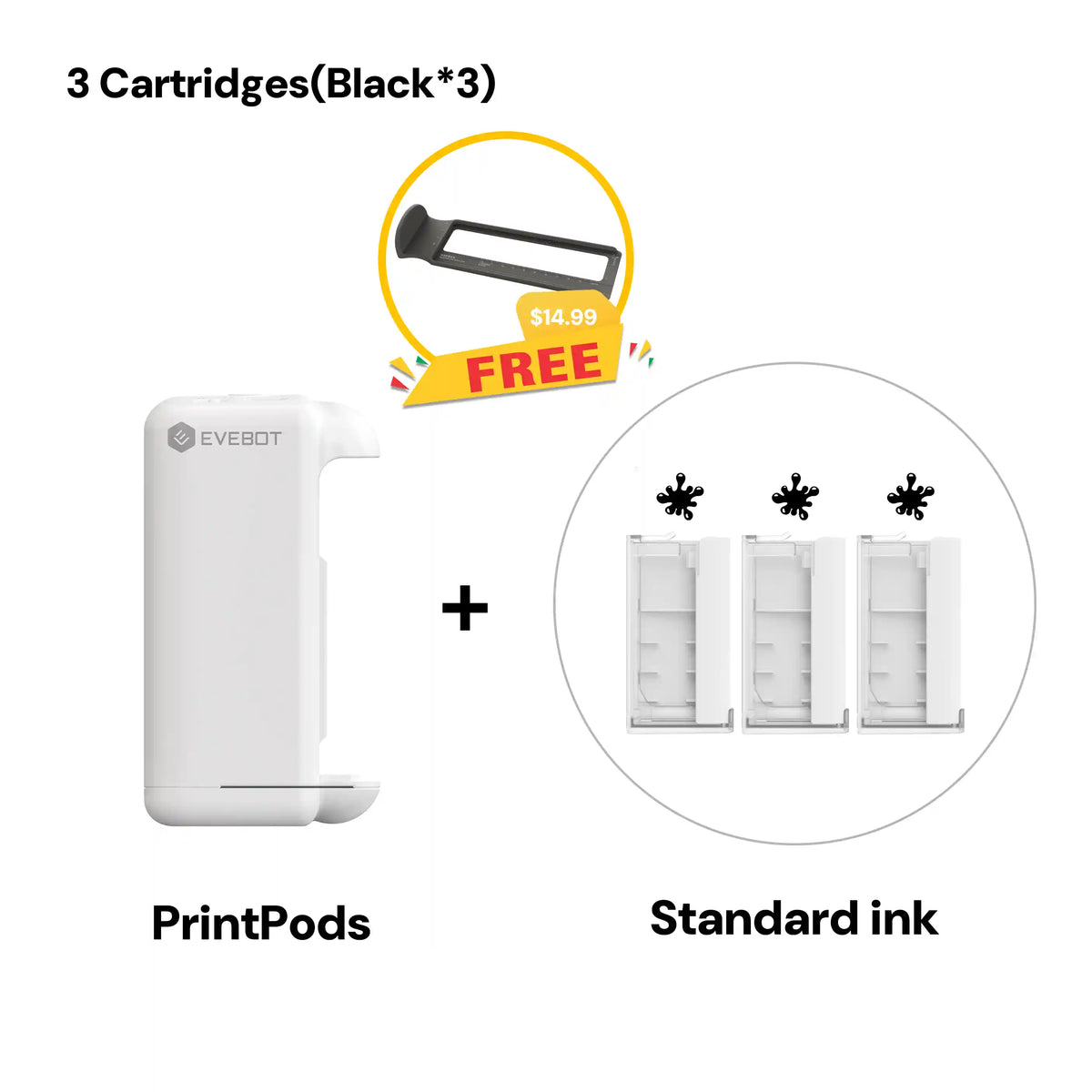 Evebot PrintPods-Handheld Printers for Absorbent Surfaces