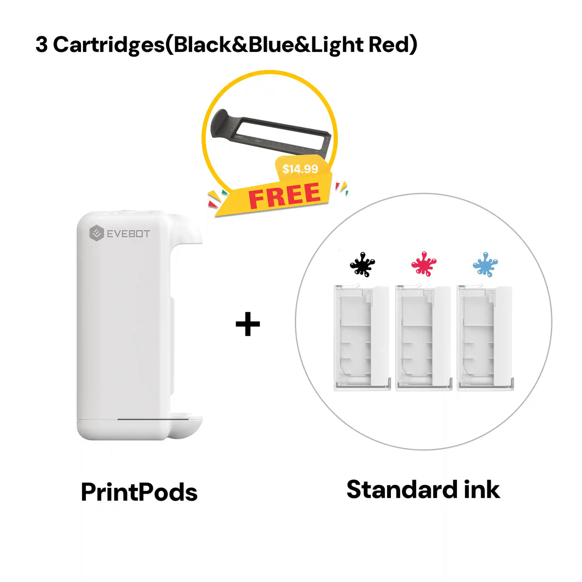 Evebot PrintPods-Handheld Printers for Absorbent Surfaces